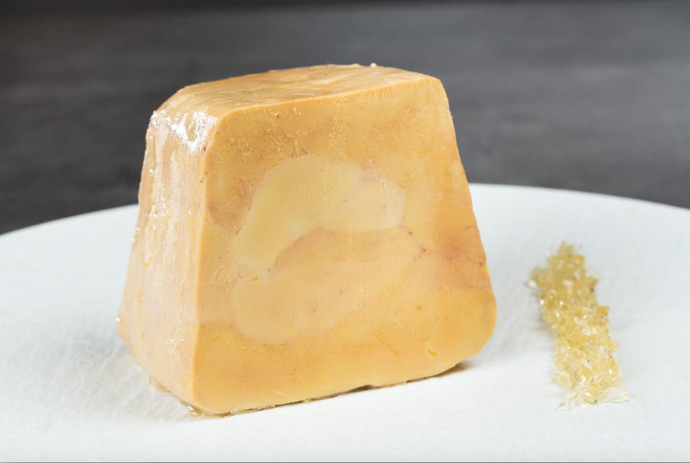 Le bloc de foie gras de canard d'Alsace
