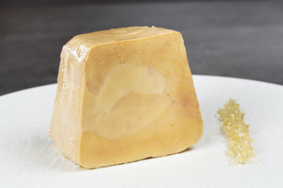 Le bloc de foie gras de canard d'Alsace